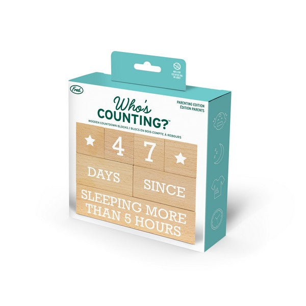 Fred & Friends Countdown Blocks | Daily Living Edition
