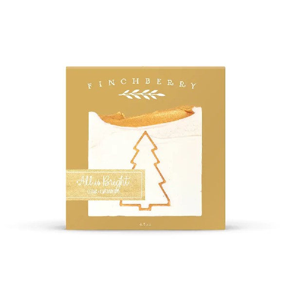 Finchberry Soap Bar | All Is Bright (Cedar & Cardamom)