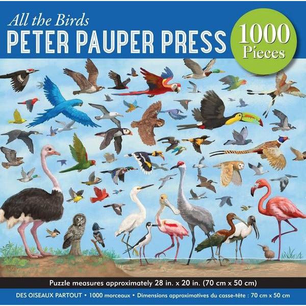 Pauper Puzzle 1000 Pieces | All The Birds