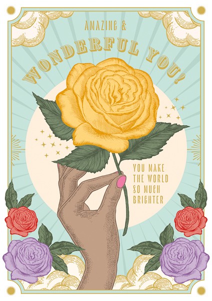Amazing & Wonderful You Card