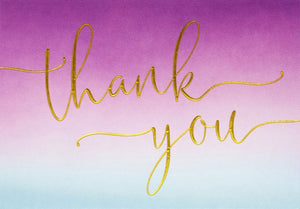 Amethyst Thank You Notecards
