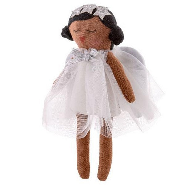 Brown Hair Angel Christmas Ornament
