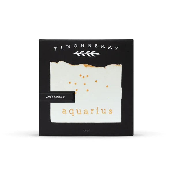 Finchberry Zodiac Soap Bar | Aquarius