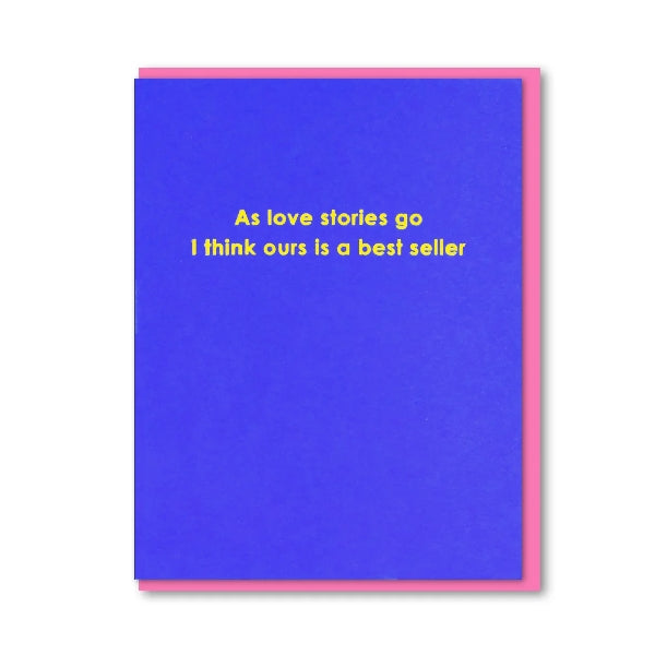 As Love Stories Go Valentines Day Card