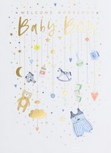 Welcome Baby Boy Card