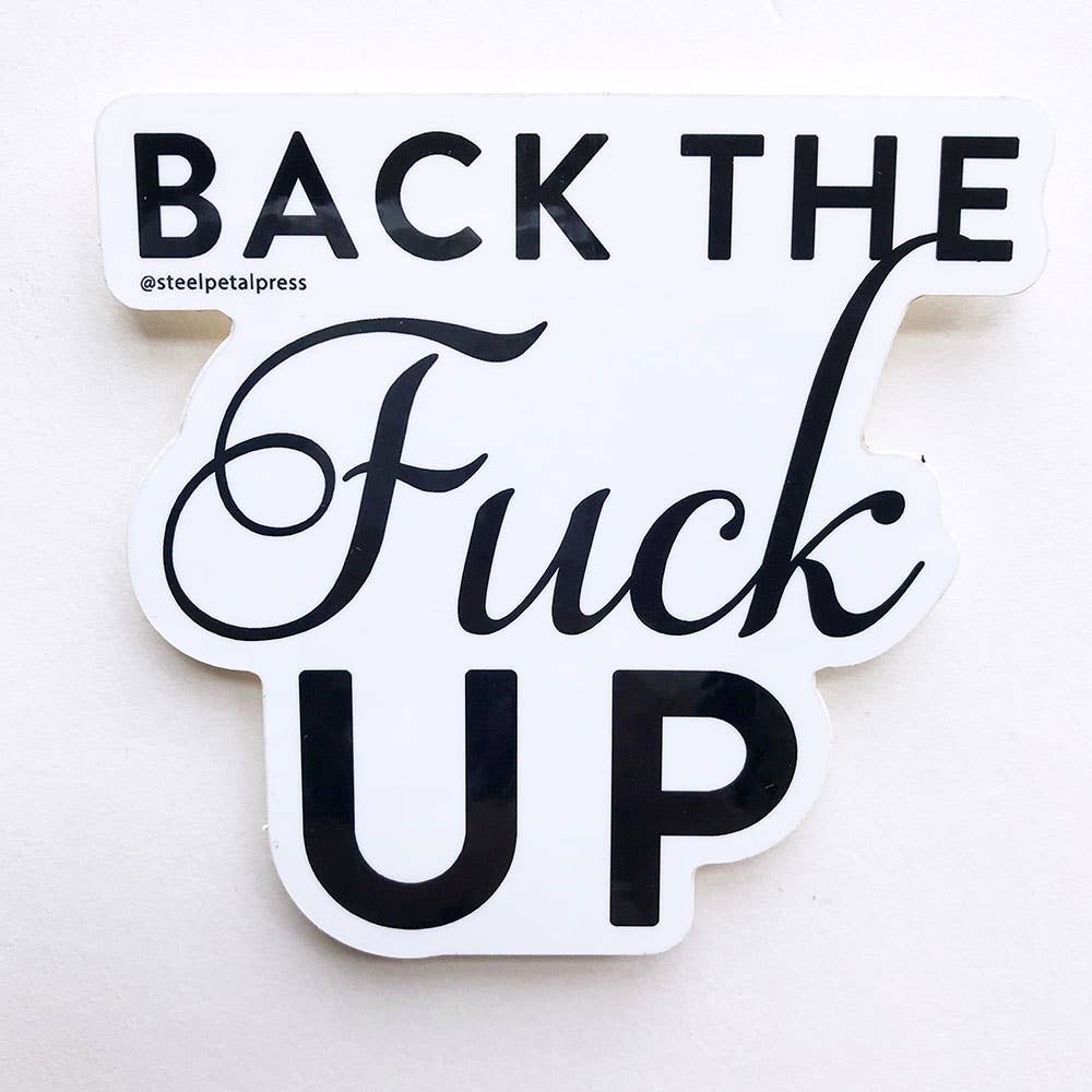 Back Up - Sticker