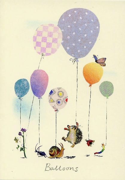 Balloons Birthday Card