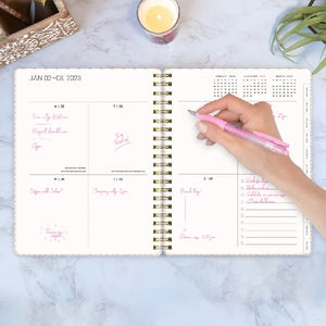 Studio Oh! 2023 17-Month Baxter Planner | Tangerine
