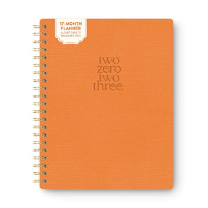 Studio Oh! 2023 17-Month Baxter Planner | Tangerine