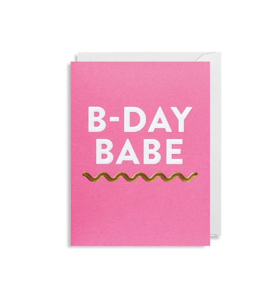 B-Day Babe Mini Birthday Card