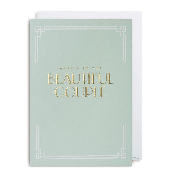 Beautiful Couple Wedding Card