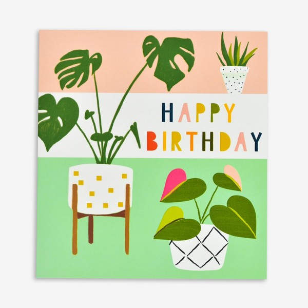 Plants Birthday Card