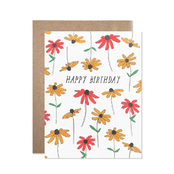 Daisies Birthday Card