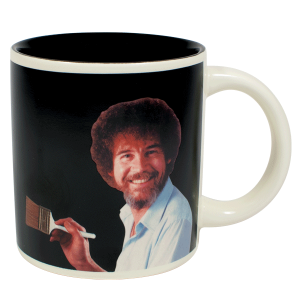 Unemployed Philsopher's Guild | Bob Ross Self-Painting Mug