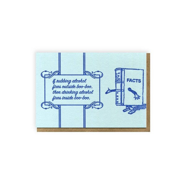 Inside Boo-Boo Blank Humour Card