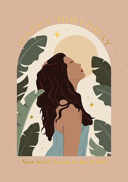 Born To Be Wild Birthday Card