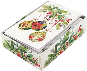 Botanical Ornaments Boxed Holiday Cards