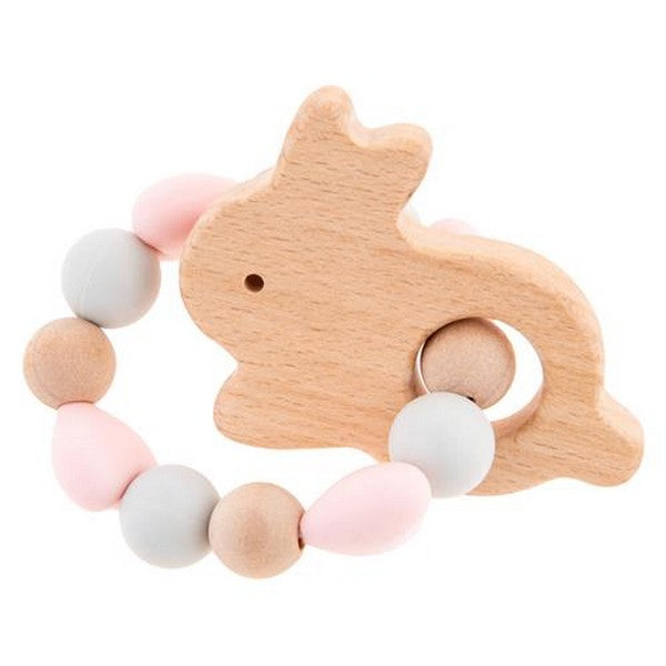 Stephen Joseph Silicone Teether | Bunny
