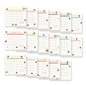 Studio Oh! 2023 17-Month Magnetic Monthly Pad | Buzzy Bees