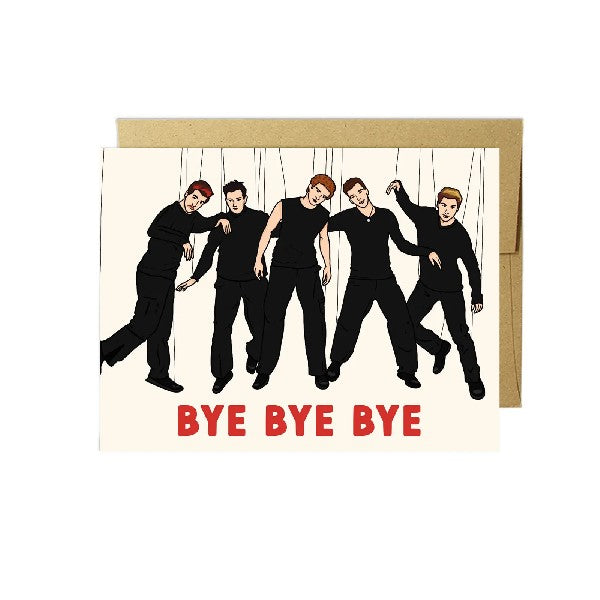 N'Sync Bye Bye Bye Card