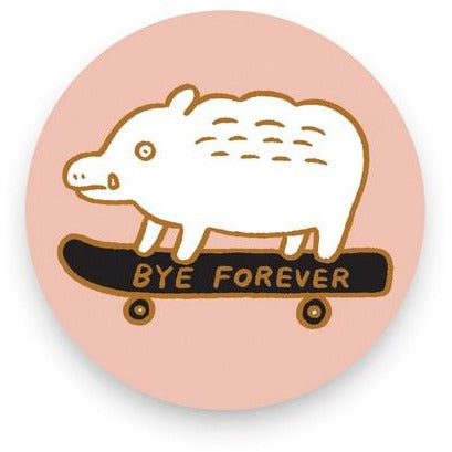 Stay Home Club Vinyl Sticker | Bye Forever Boar