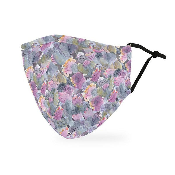 Cactus Flower Adult Face Mask