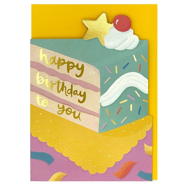 Cake Slice Birthday Card