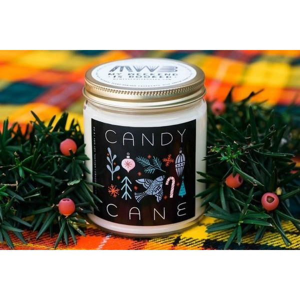 8oz Candle - Candy Cane