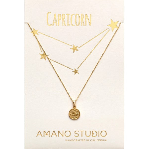 Amano Studio Zodiac Necklace | Capricorn