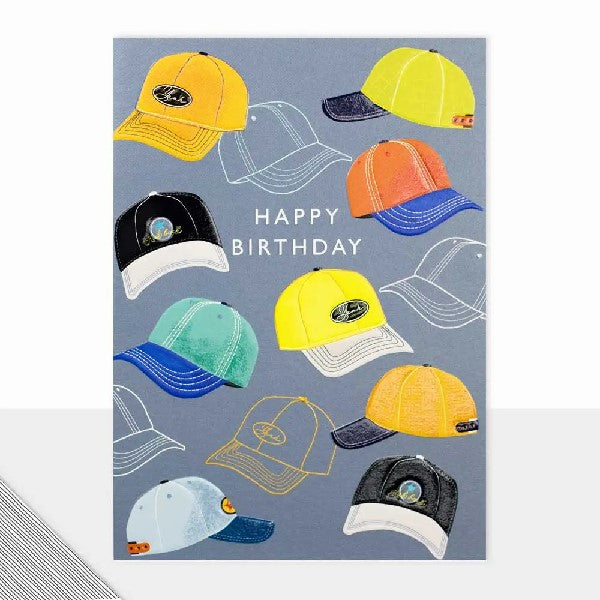 Caps Birthday Card