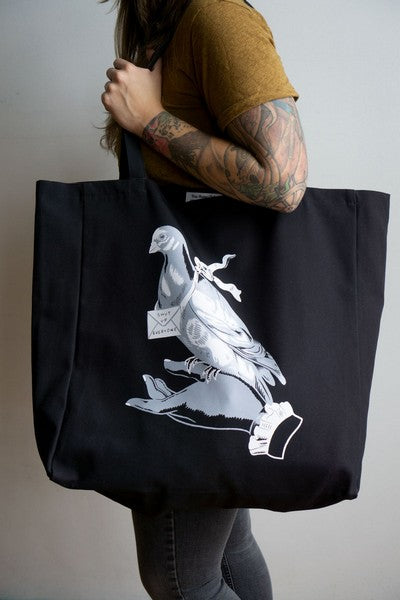 Stay Home Club XL Tote | Carrier Pigeon