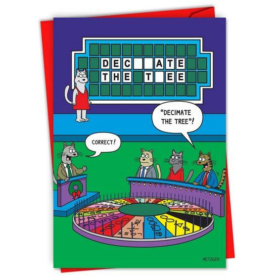 Decimate the Tree - Christmas Card