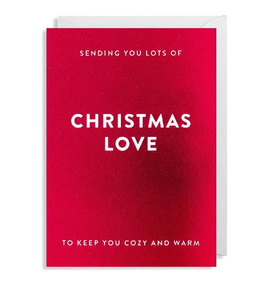 Sending Love Christmas Card