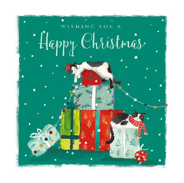 Happy Christmas Cats Card