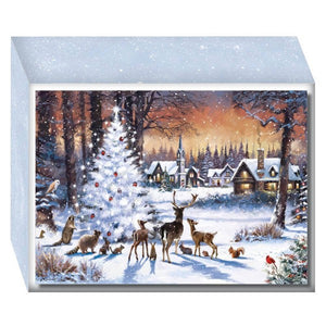 Christmas Woods Boxed Holiday Cards