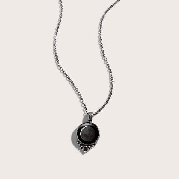 Moonglow Necklace | Classic Pewter