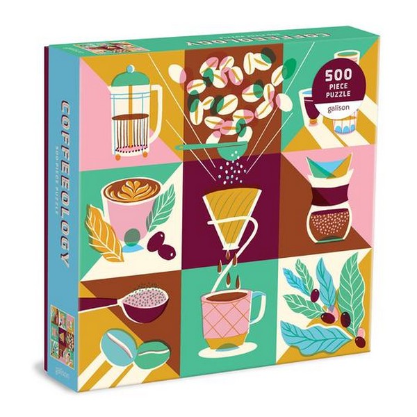 Galison Puzzle 500 Piece Puzzle | Coffeeology