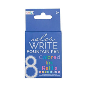 Ooly Fountain Pen Refills | Color Write Coloured Ink