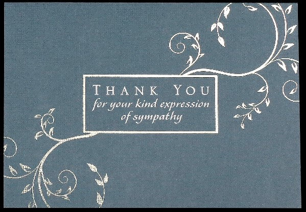 Condolences Sympathy Notecards