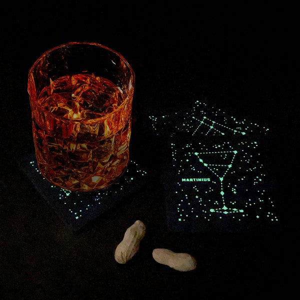 Glow in the Dark Bar Coasters