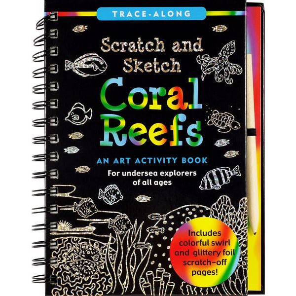 Scratch & Sketch Activity Book | Coral Reefs
