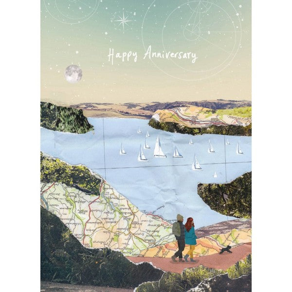 Country Walk Anniversary Card