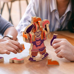 Fred & Friends Stacking Game | Crazy Cat Lady