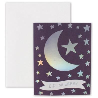 Crescent Stars - Greeting Card