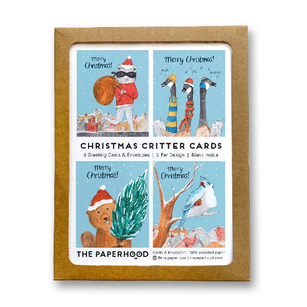 The Paperhood Boxed Christmas Cards | Christmas Critters