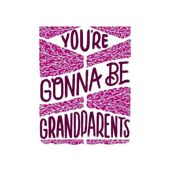 Gonna Be Grandparents New Baby Card