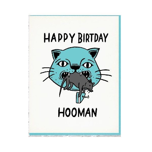 Hooman Birthday Card