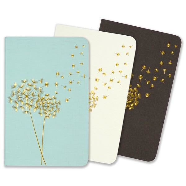 Set of 3 Dandelion Wishes Jotter Notebooks