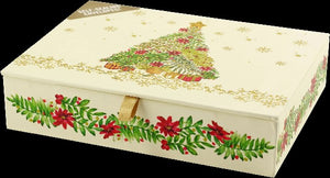 Festive Evergreen Boxed Holiday Cards