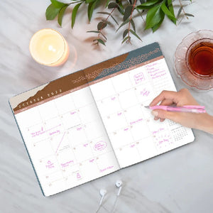 Studio Oh! 2023 17-Month Monthly Planner | Desert Landscape